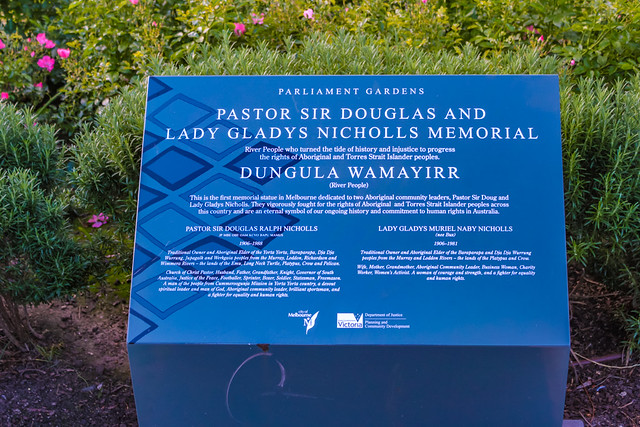 Pastor Sir Douglas & Lady Gladys Nicholls Memorial in Melbourne