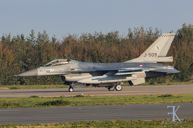 Lockheed-Martin F-16AM RNLAF (J-509/cn: 6D-148) FWIT 2019,Leeuwarden/NL