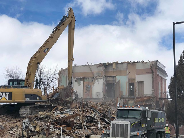 Demolition of Bear Lake County Courthouse