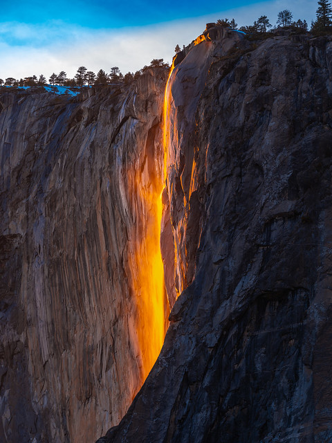 Epic Firefalls! Yosemite Firefall Yosemite National Park Horsetail Falls Yosemite Valley Fire Falls Sunset!  Fuji GFX100 California Fine Art Landscape Photography! Elliot McGucken Fine Art! Fujifilm GFX 100 & Fujinon FUJIFILM GF 250mm f/4 R LM OIS WR Lens