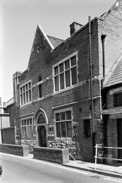 Clapham Methodist Church Hall, Nelsons Row, Clapham, Lambeth, 1989 89-5k-54