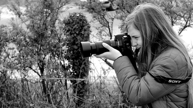 The girl with a camera