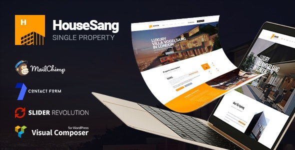 HouseSang Single Property WordPress Theme