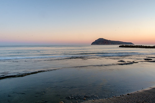 Agia Marina beach in Platanias, Chania