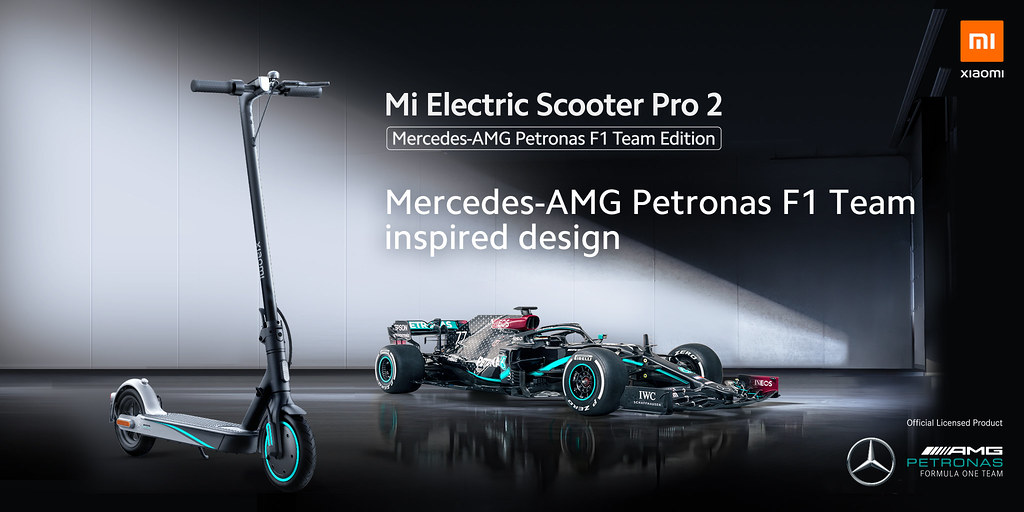 Mi E-Scooter Pro Mercedes Product shots
