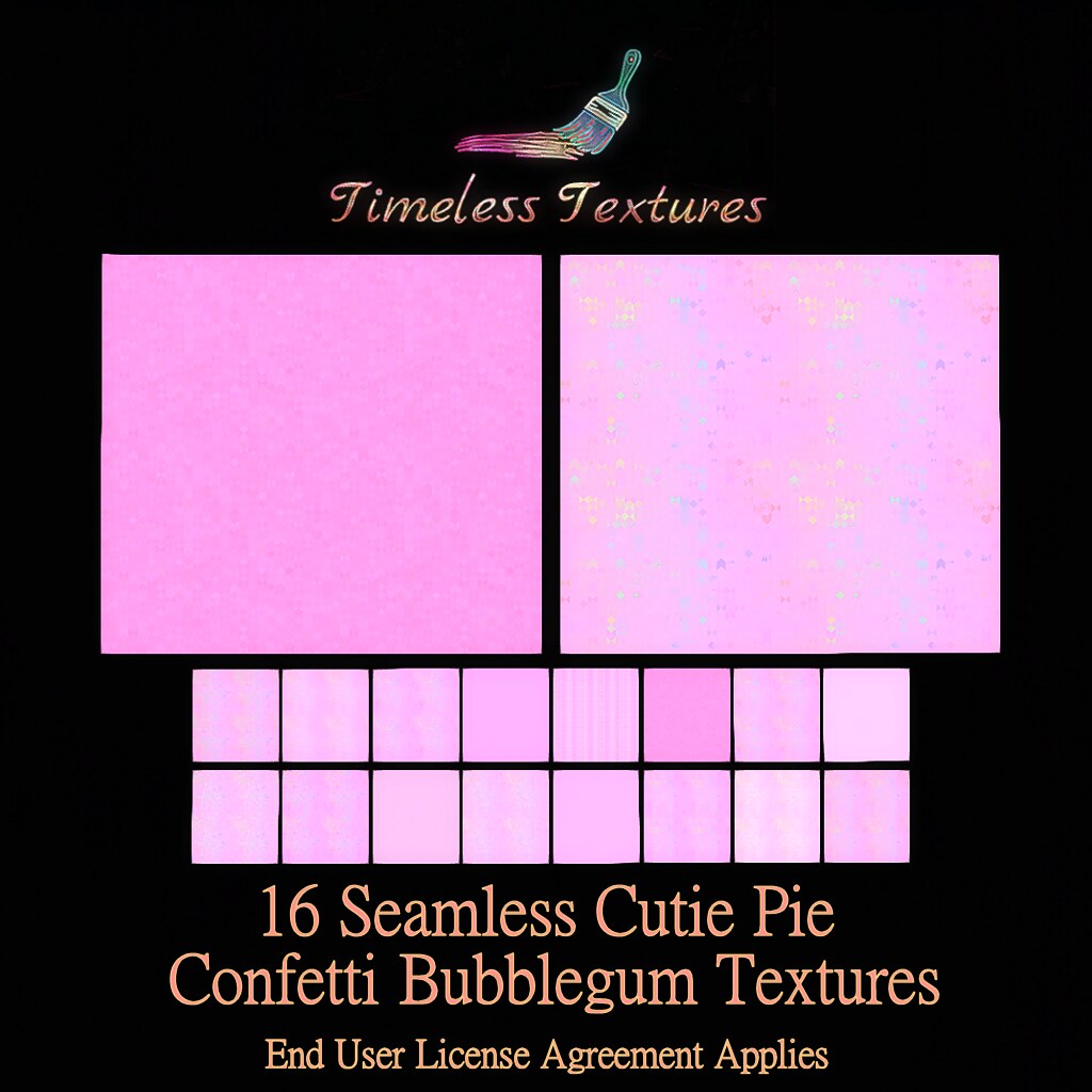 TT 16 Seamless Cutie Pie Confetti Bubblegum Timeless Textures