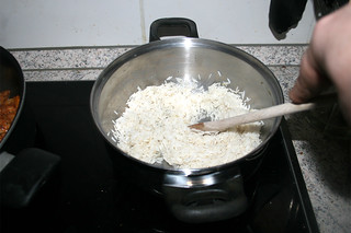 30 - Braise rice / Reis anbraten