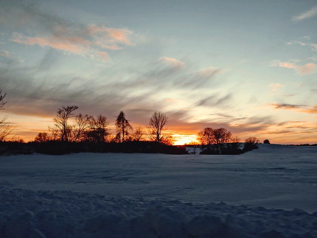 Wisconsin Winter Sunset