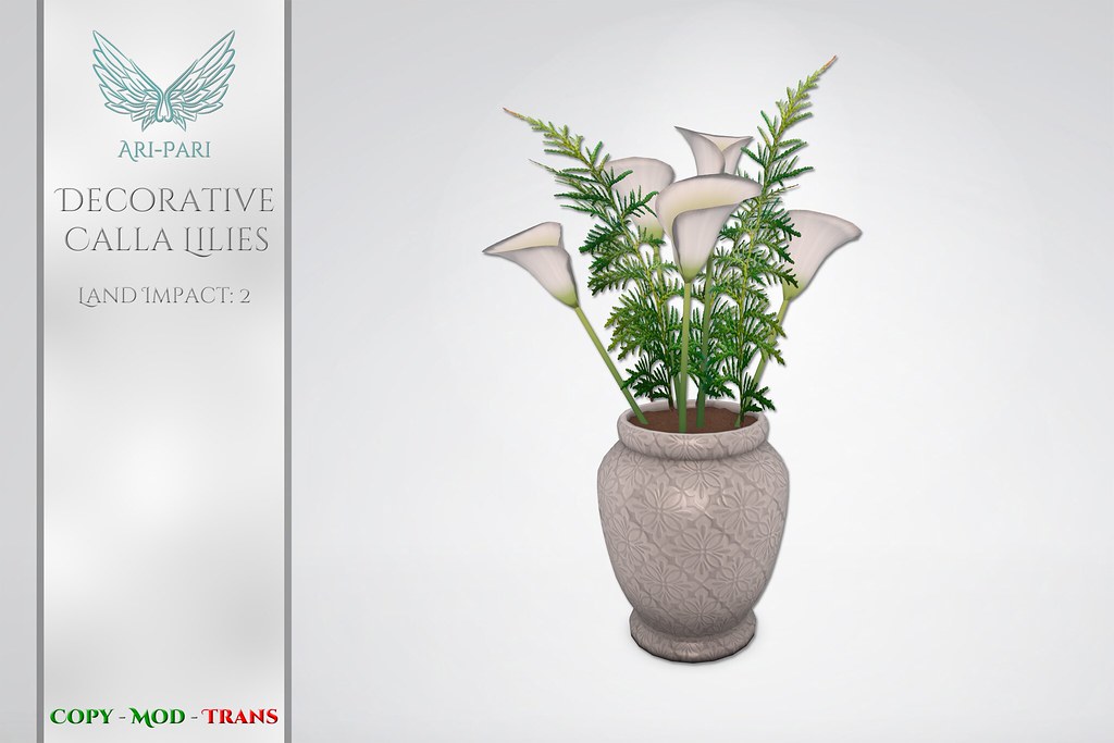 [Ari-Pari] Decorative Calla Lilies