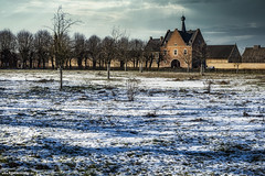 Abdij van Herkenrode in Winter