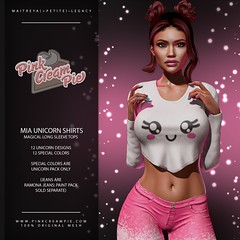 Mia Unicorn Shirts @ Fly Buy Friday 2/26