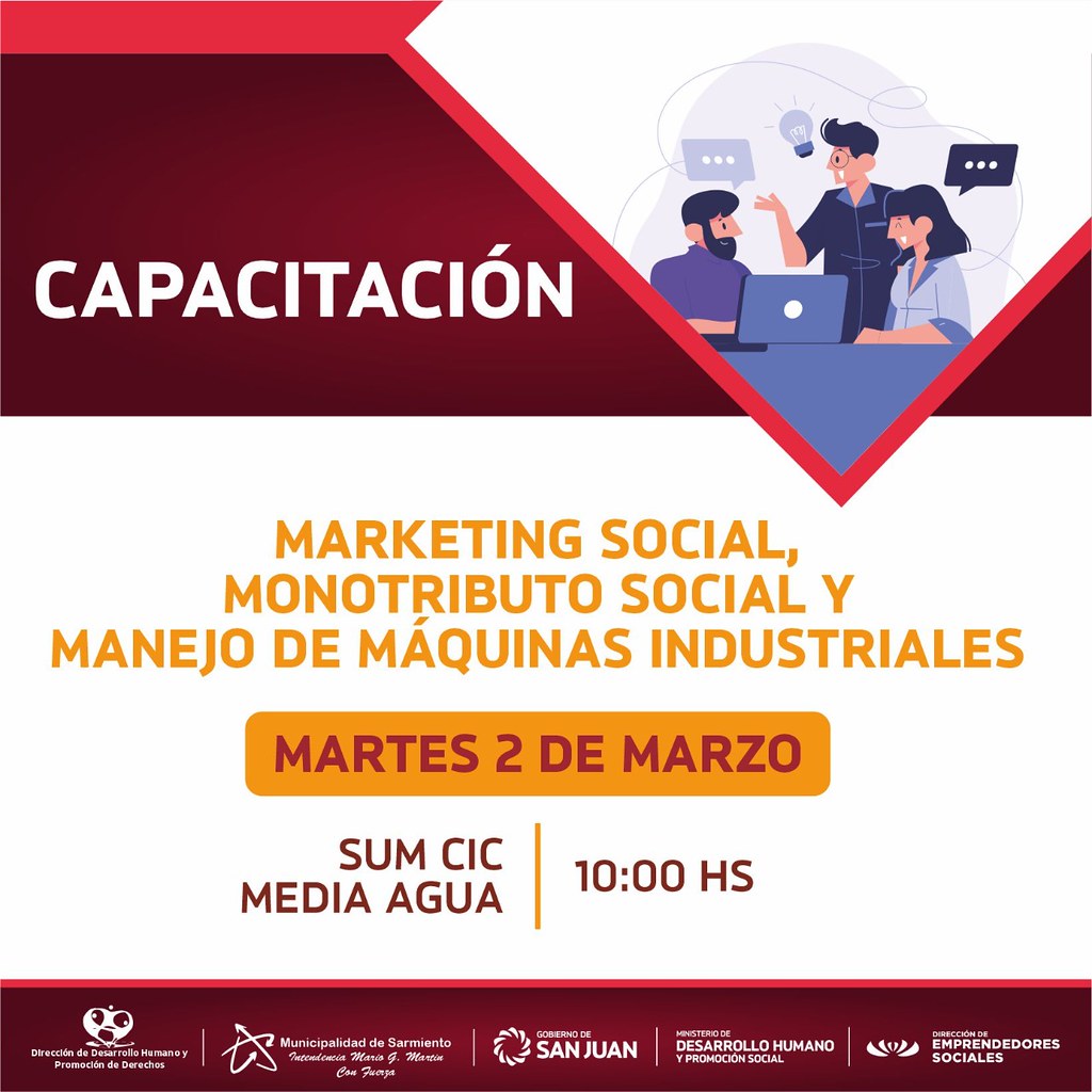 2021-02-26 DESARROLLO HUMANO: Capacitación a emprendedores sociales de Sarmiento