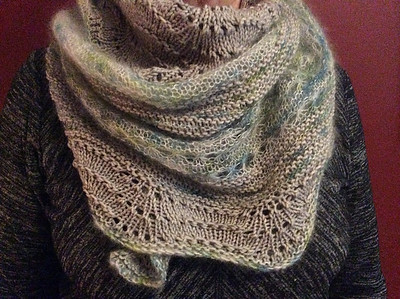 Ann (annvanwagner) finished her My Sister’s Favourite Things by Cozy Up Knits for their 2021 MKAL Shawl!