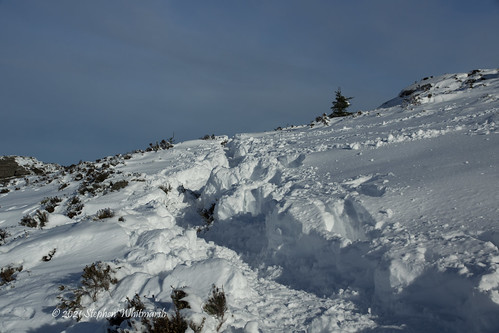 bennachie aberdeenshire scotland winter snow ice mountain hills rocks rock path landscape nature topic