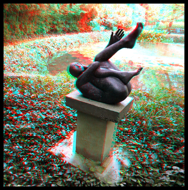 AT THE VALLEY HOUSE GALLERY 3D RED CYAN ANAGLYPH-2