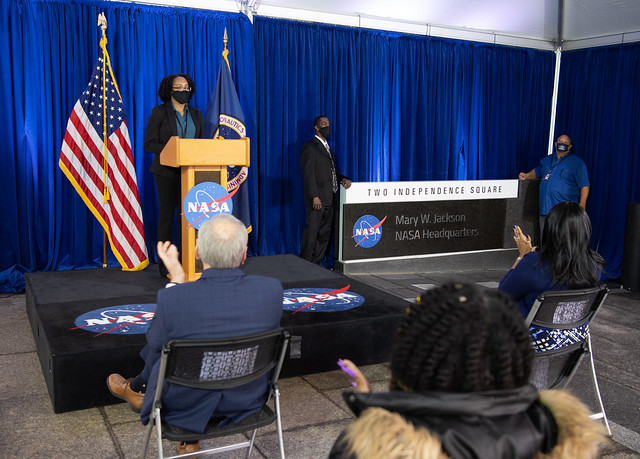 Mary W. Jackson NASA Headquarters Naming Ceremony (NHQ202102260022)
