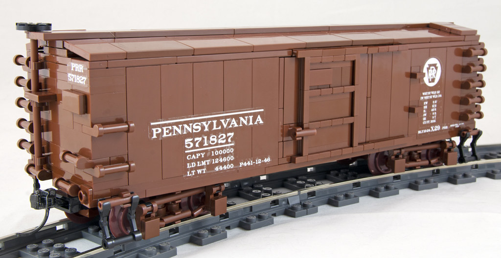 Myre påske Fysik Pennsylvania Railroad X29 Class Boxcar - LEGO Train Tech - Eurobricks Forums