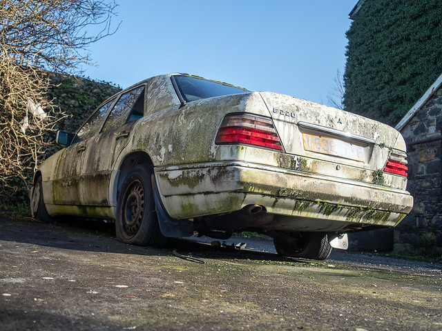 Abandoned Mercedes