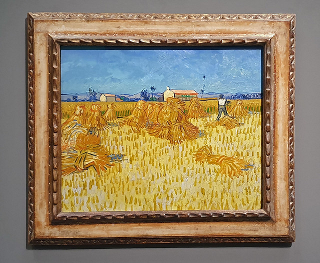 Harvest in Provence by Vincent van Gogh at The Städel, Frankfurt/Main