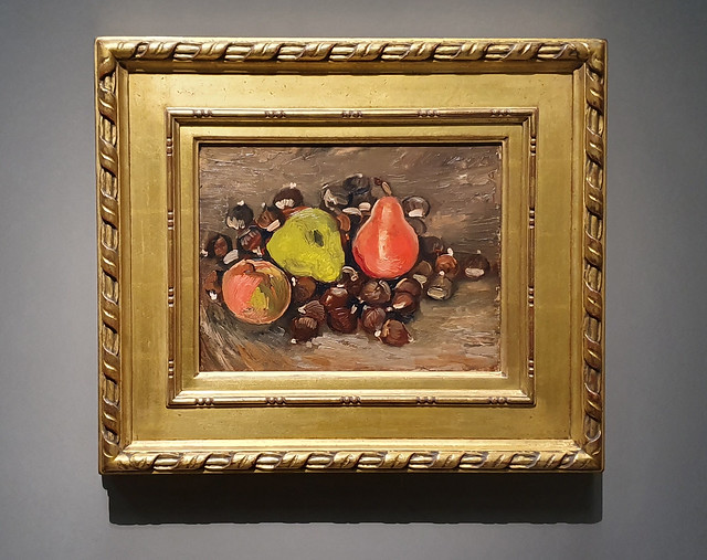 Still life with fruit and chestnuts by Vincent van Gogh at The Städel, Frankfurt/Main
