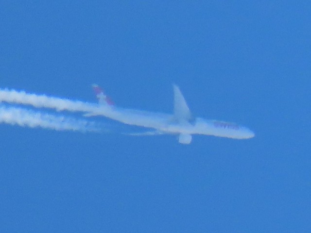 Swiss 38, Boeing 777-3DE (HB-JNA) Zurich To San Francisco, Over Selby North Yorkshire England