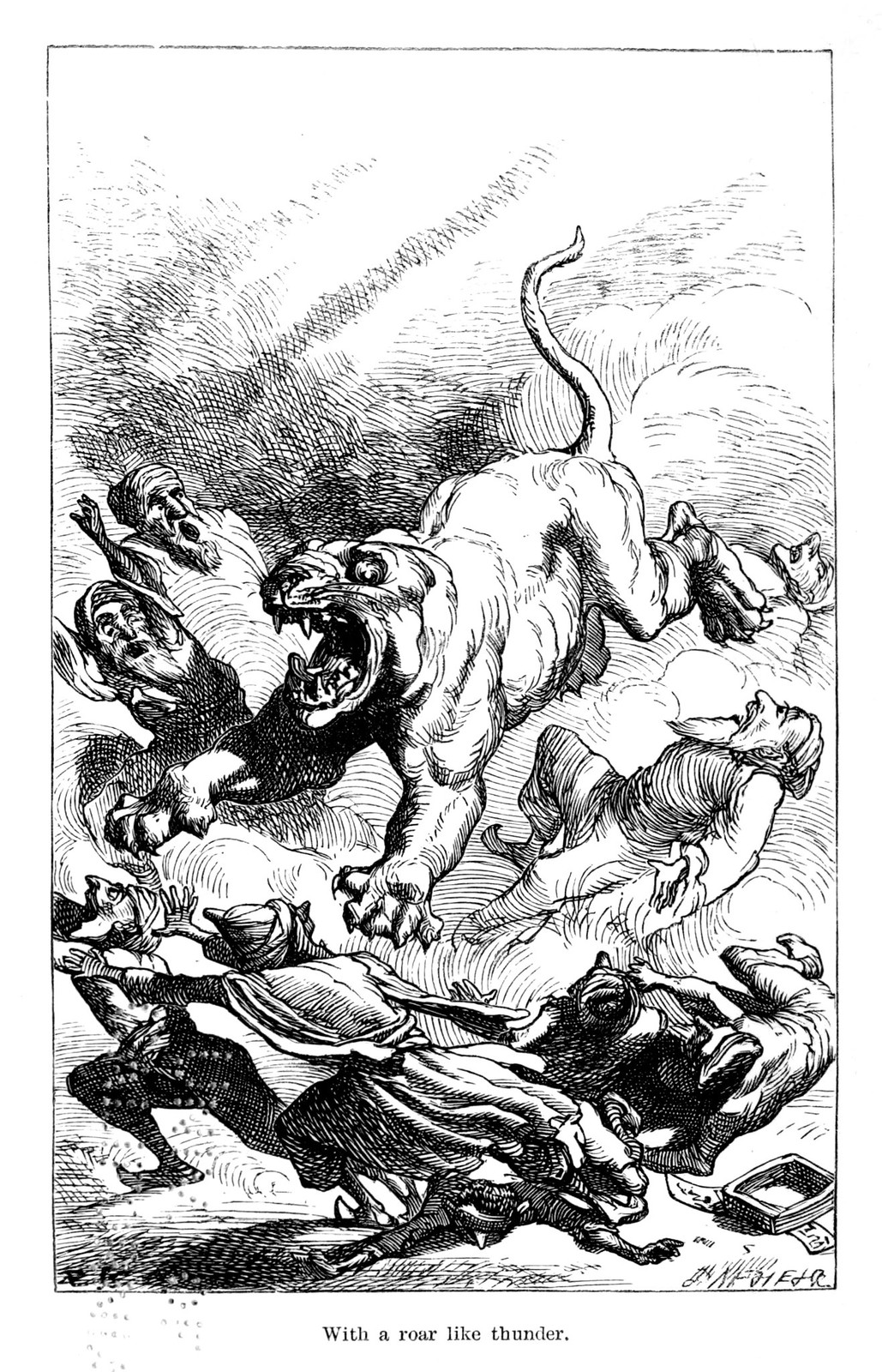 Ernest Griset - Illustrations from Richard Francis Burton's "Vikram and the Vampire" 1870 (08)