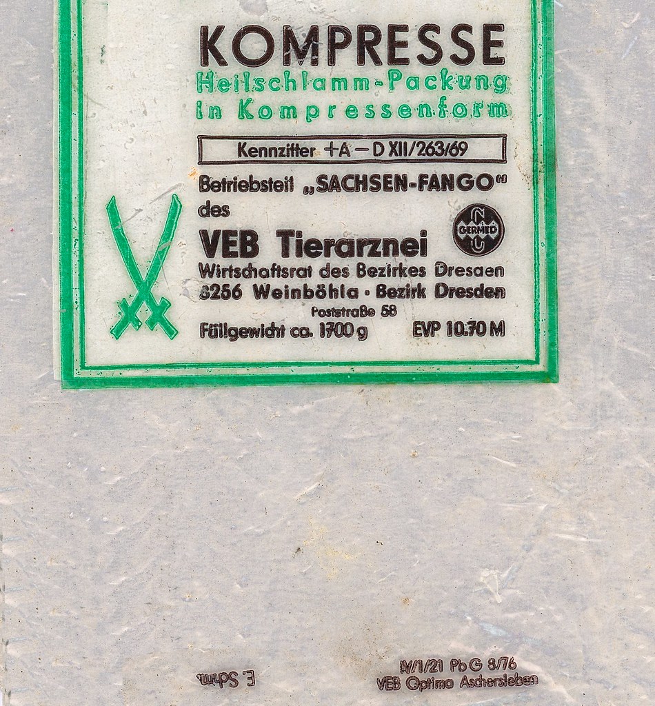 Sachsen-Fango, Folienverpackung 1976