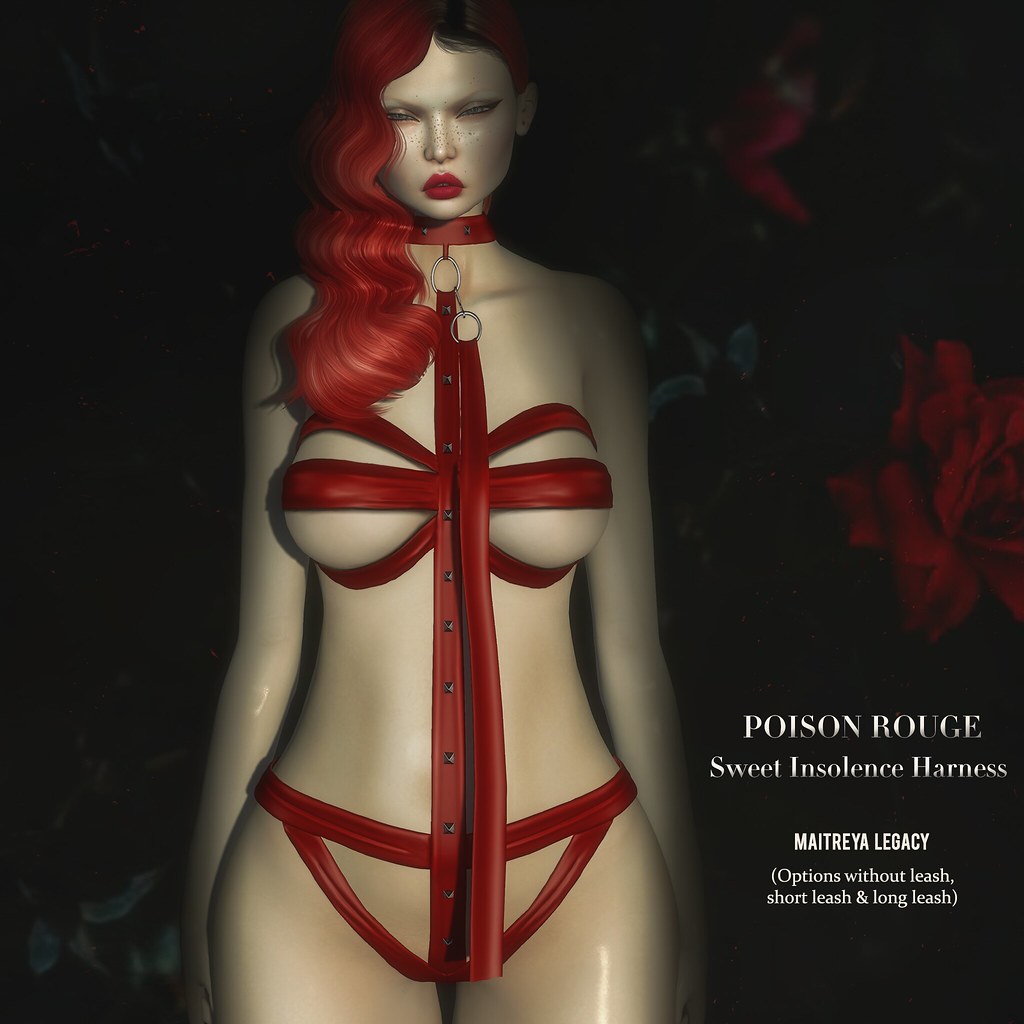 POISON ROUGE Sweet Insolence Harness