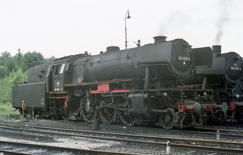 baureihe 23 achsfolge 1’c1’ 262 crailsheim dampflokomotive steam vapeur locomotive engine “deutsche bundesbahn” “23 029”