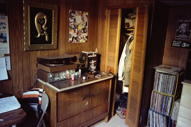 My one room apartment, Carlton Street, Toronto, 1982