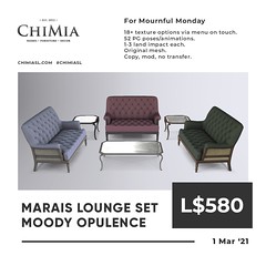 Marais Lounge in Moody Opulence for Mournful Monday by ChiMia