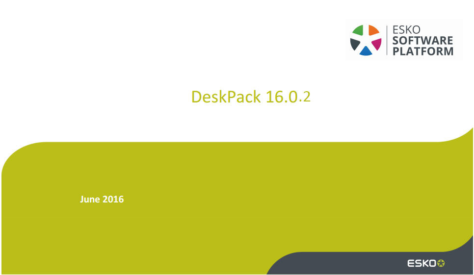 Esko DeskPack 16.0.2 x64 full license