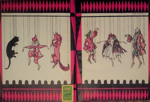 Pinocchio End Papers
