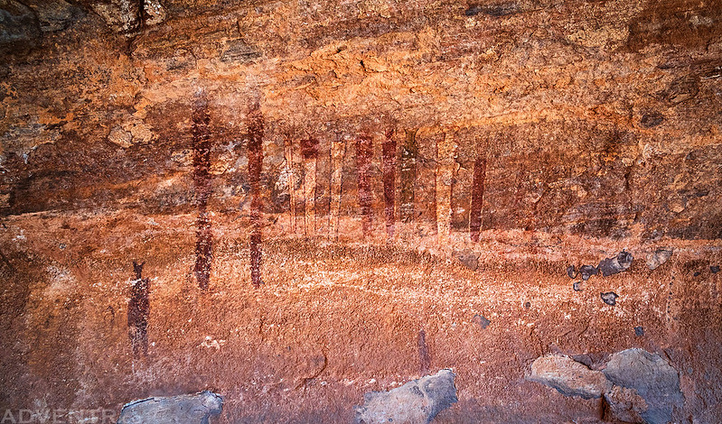 Faded Pictographs Panel
