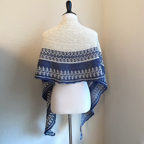 4ever in blue jeans shawl