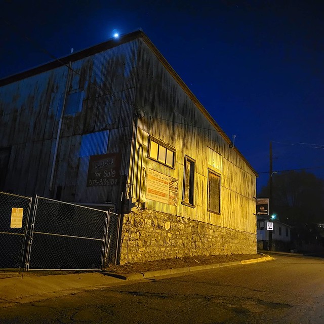 Warehouse with a Hint of Moon