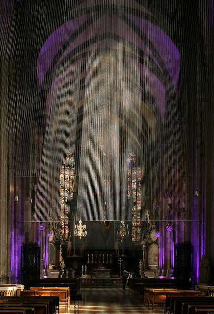 Lenten Veil in St. Stephen's Cathedral 2014