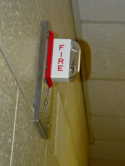 Fire alarm in Roop Hall [03]