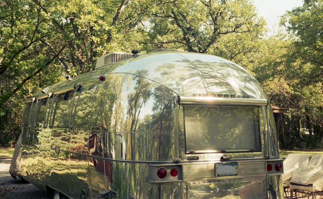 Vintage Airstream (from a vintage camera)
