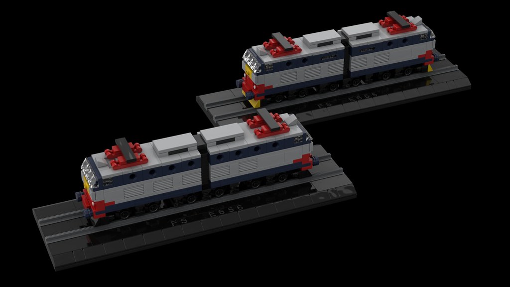 Lego FS E.655 and E.656 "Caimano" in 1:87 Scale