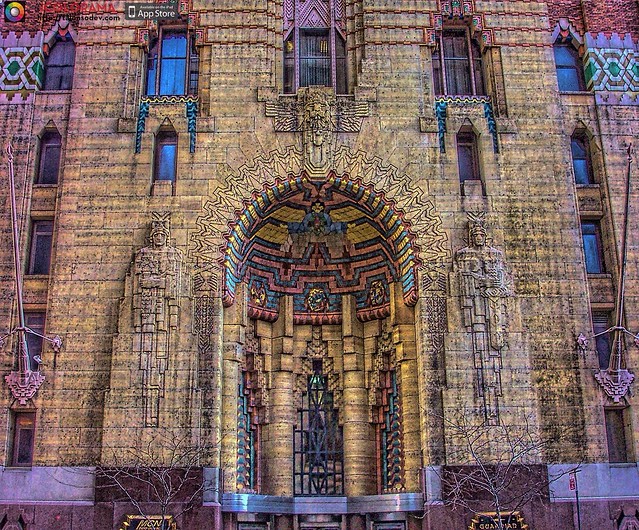 Detriot - Michigan  - Detroit's Cathedral of Finance AKA Union Guardian Building - Union Trust Company  - Entrance