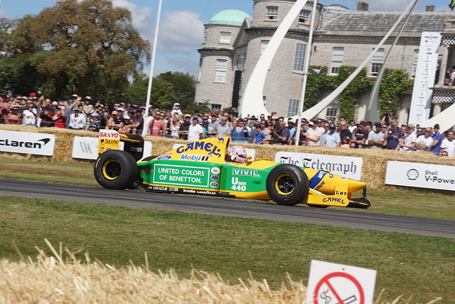 Benetton-Ford B192 3.5-litre V8 1992, Michael Schumacher at Fifty, Speed Kings, Motorsport’s Record Breakers, Goodwood Festival of Speed (2)