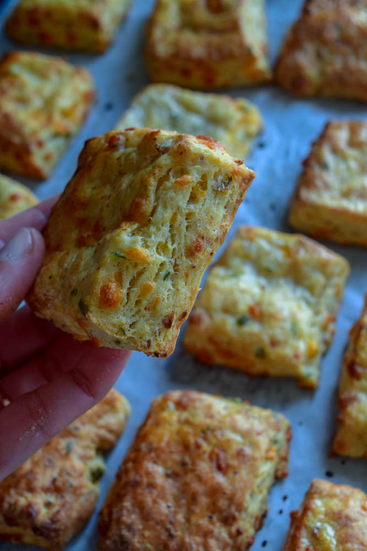 Sausage and cheddar buttermilk biscuit 1