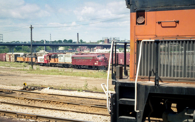 Soo Line's Muskego Yard, Milwaukee, WI. July 1987