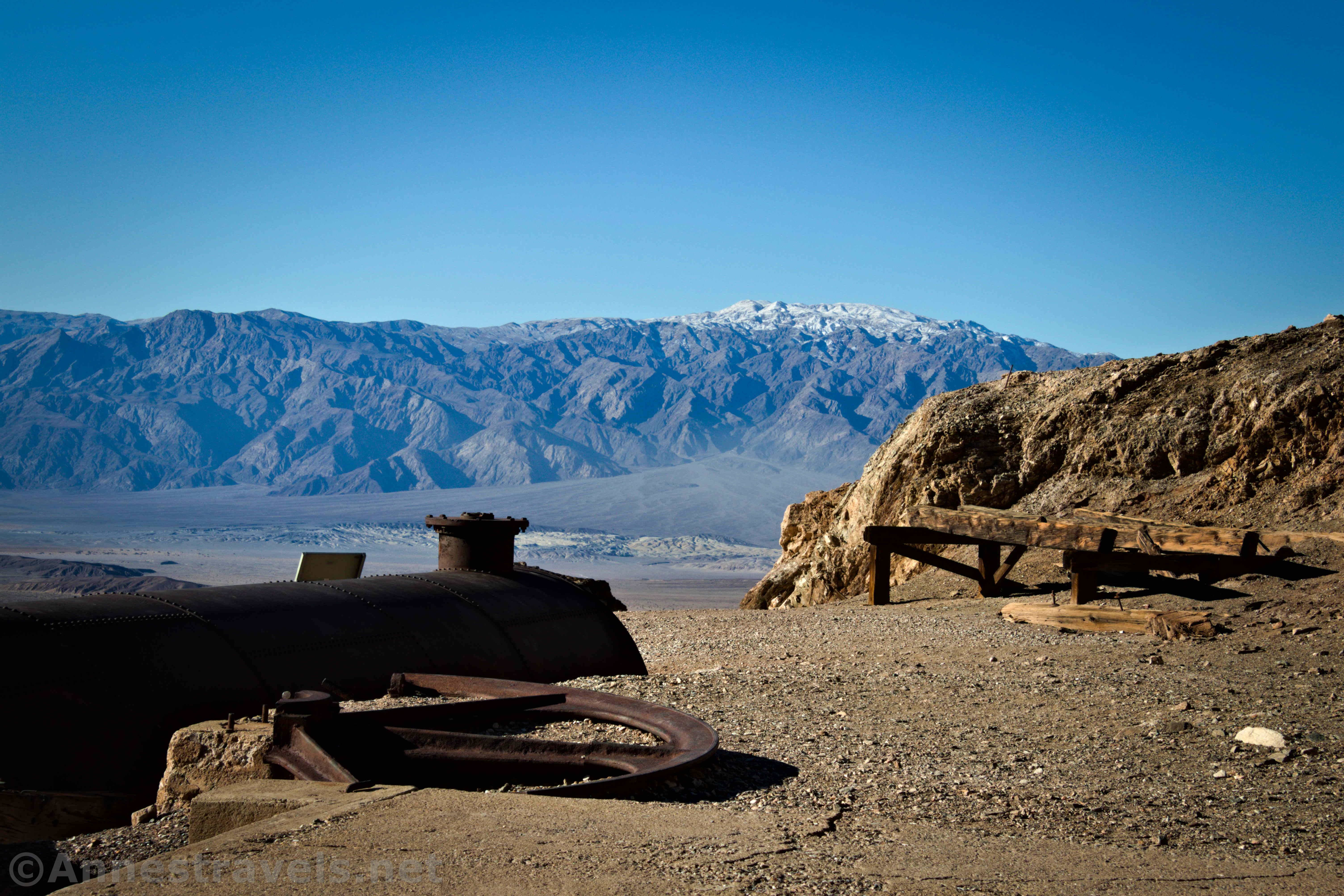 An old tank at the Keane Wonder Mind, Death Valley National Park, California