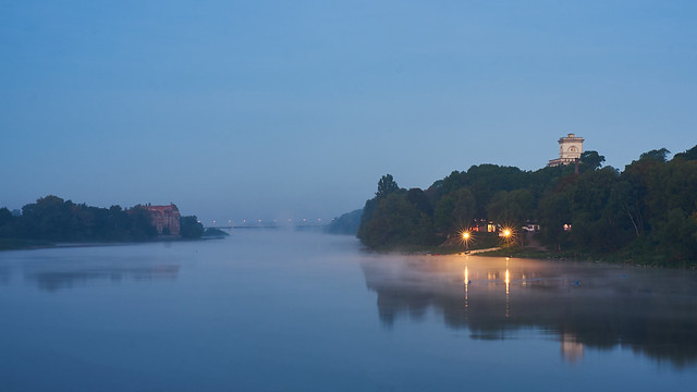 Misty River Dawn