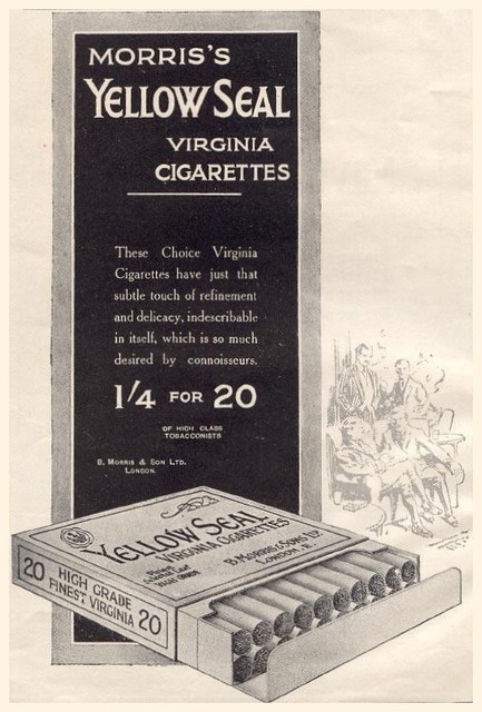 YELLOW SEAL Virginia Cigarettes