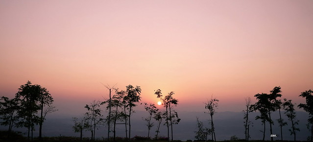 Panorama - sunset @ Ubonratchathani.