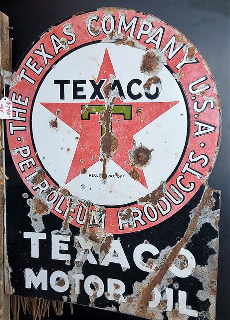 Texaco Motor Oil sign