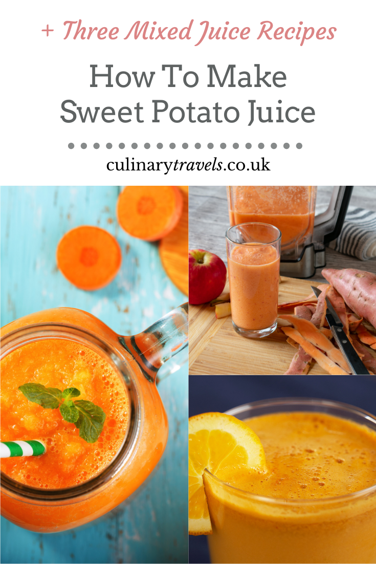 How to make sweet potato juice